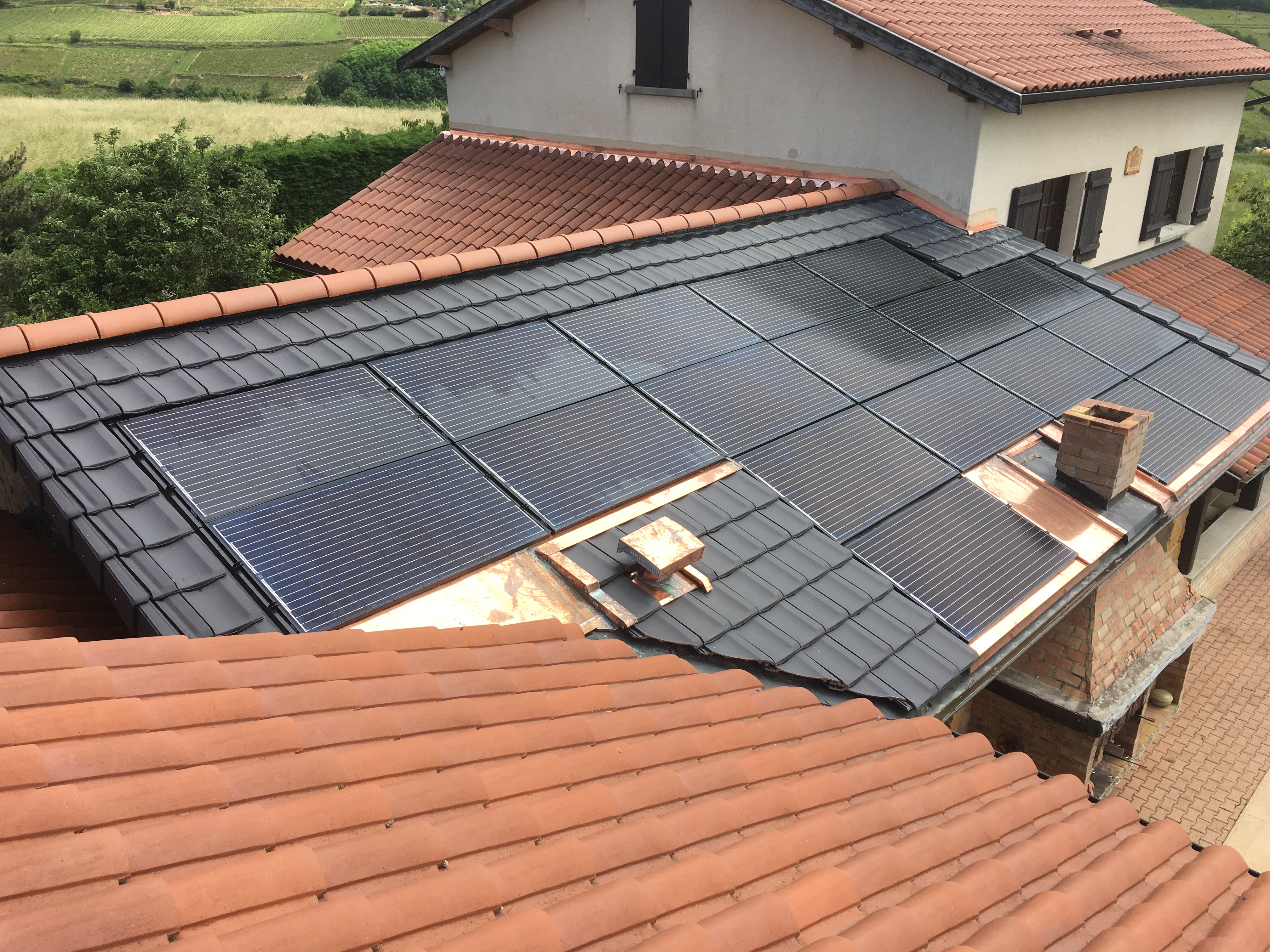 Integration ABF de panneau solaire sur toiture