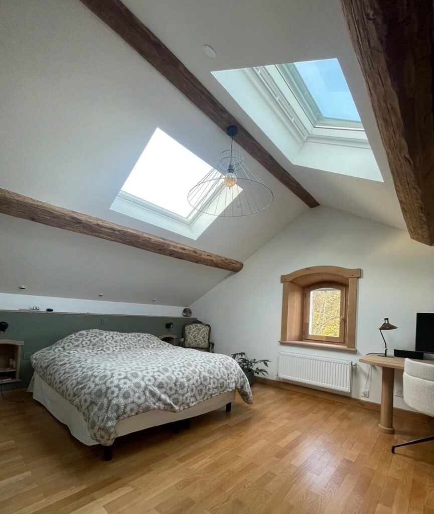 VELUX, fenêtre de toit, combinaison, luminosité