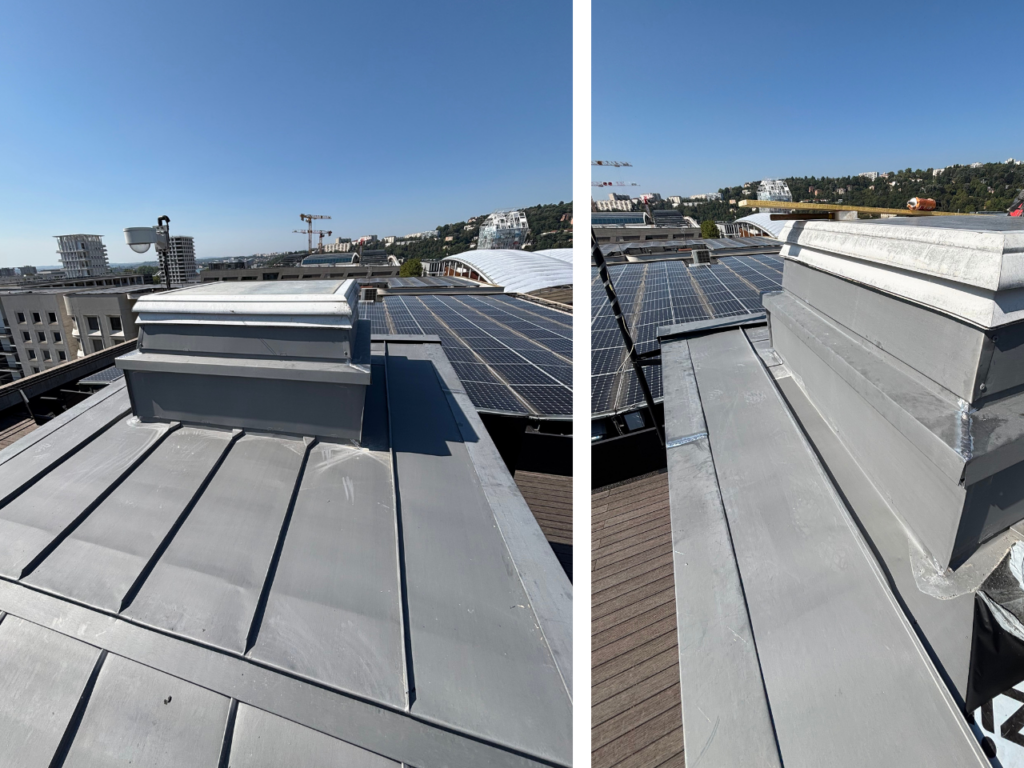 couverture zinc, réfection, sur-mesure
